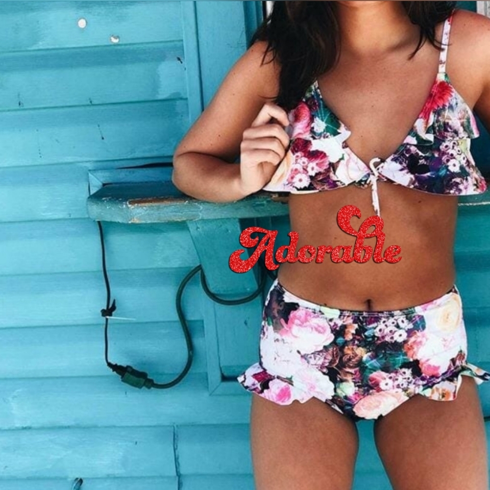 Ruffles & Flowers Bikini